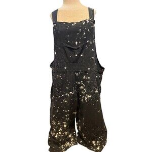 GANESH HIMAL BRILLIANT STRANGER Overall One Size BlackWhite Splatter Overall